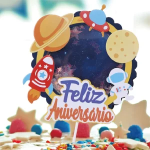 Combina perfeitamente com festas de aniversário e comemorações de aniversários.Colorido e atraente