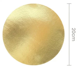 Esta base para bolos de 20cm reusável é perfeita para bolos caseiros e comprados em padaria.Fabricado em papel de alta qualidade