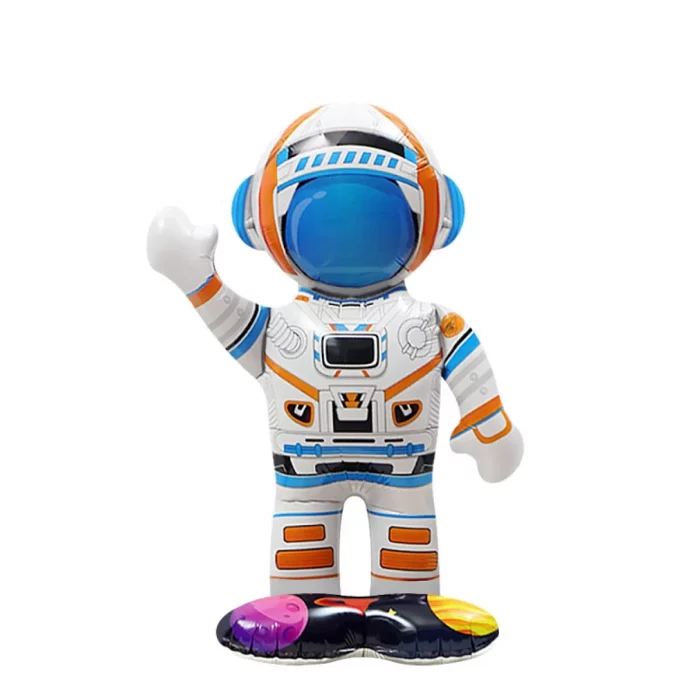 Possui um design atraente de astronauta