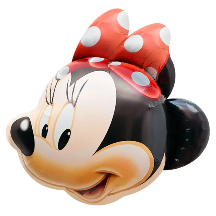 Balão de hélio Minnie Mouse de alta qualidade: Feito de alumínio durável