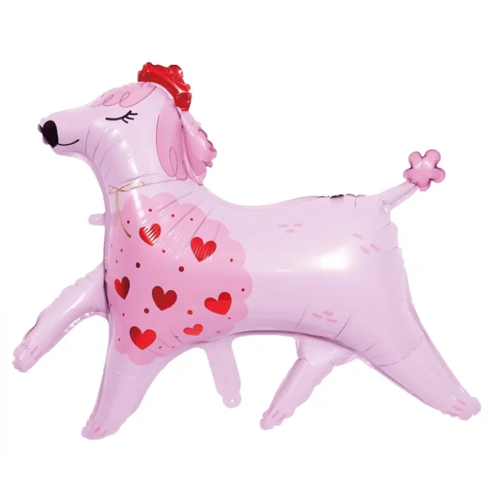 Balões Foil de alta qualidade projetados especialmente com a forma de um cão Pomeranian. Perfeito para decorações de festa e outras celebrações.Cor rosa viva e atraente que acrescenta um toque de elegância e alegria à qualquer comemoração. Balão Foil Rosa para Cães Pomeranian. Ideal para o Dia dos Namorados e outras comemorações românticas.