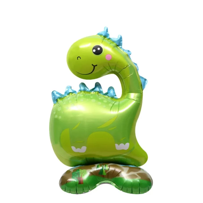 Balão apresenta um design de dinossauro atraente e vívido