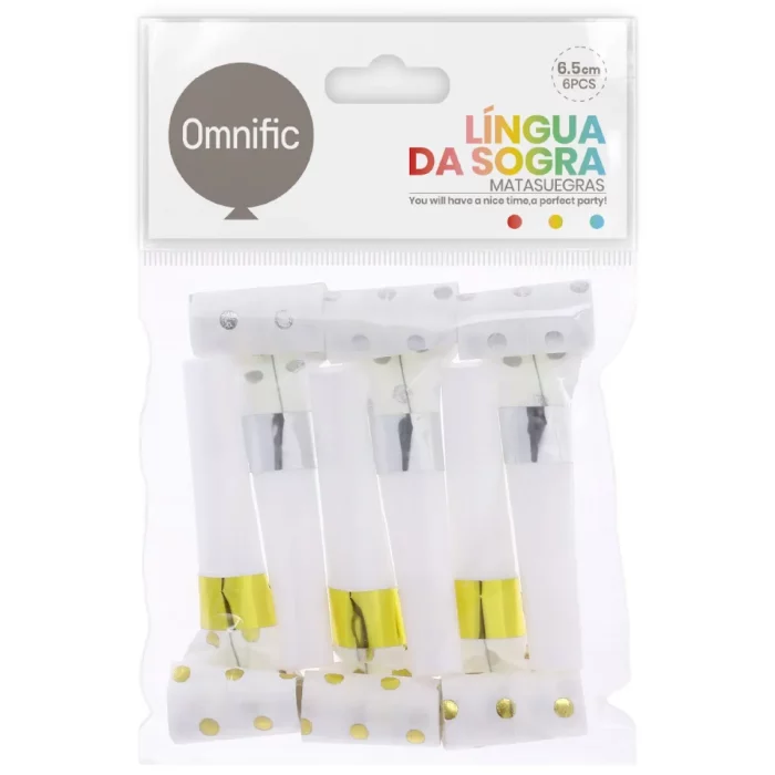 making it an ideal choice for small family gatherings or large party events. Add a pop of fun to your party with these Gold and Silver Polka Dot Party Blowouts! Offering a blend of style and functionality