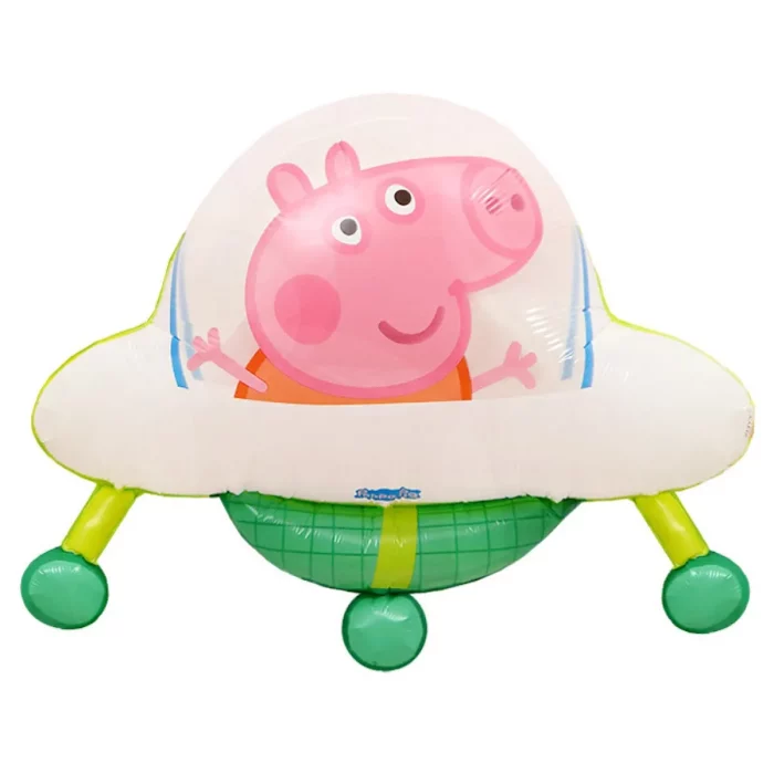 Distinctive Peppa Pig Theme: This appealing foil balloon is perfect for any Peppa Pig lovers. It showcases George Pig in a unique space theme