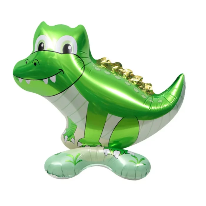Design único: apresenta uma forma de dinossauro realista para entusiasmar todas as idades.Alta qualidade: feito de material de alumínio durável