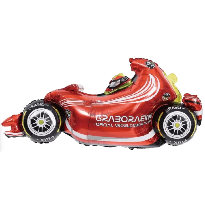 Este balão de foil de corrida é perfeito para ocasiões especiais como aniversários e aniversários. Com sua cor vibrante vermelha