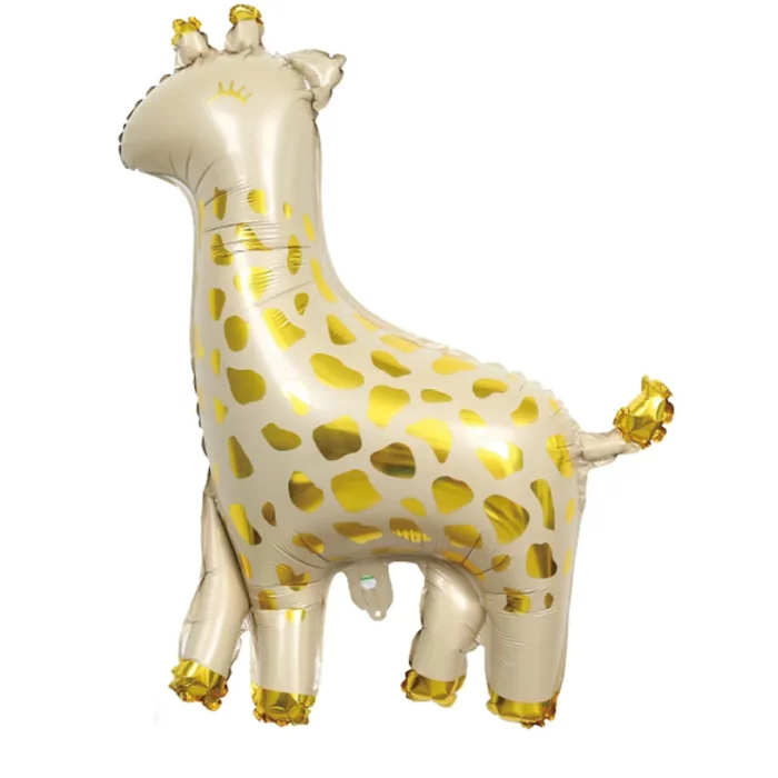 Balão de Mylar com design em forma de girafa