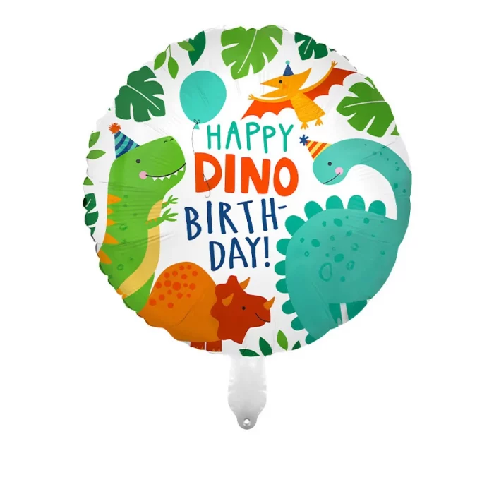 Balão de alumínio de alta qualidade com tema de dinossauro