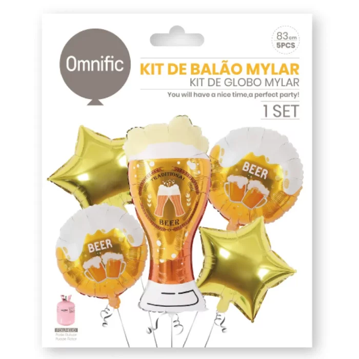 adequados para qualquer tipo de festa divertida.Balão dome modelo copo de cerveja oferece uma estética agradável e alegre para suas festas. Perfeito para qualquer celebração