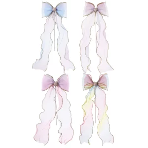 Design de laço de borboleta atraente que adiciona um toque de estilo e elegância ao seu bolo.Cor vibrante