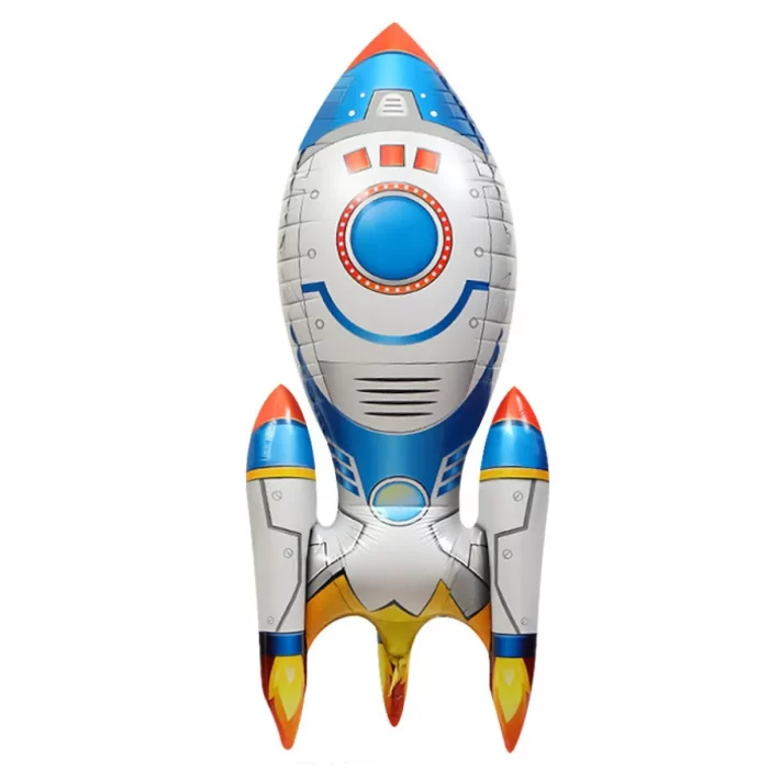 Imposing Size: Our rocket ship balloon measures an impressive 65cm x 40cm
