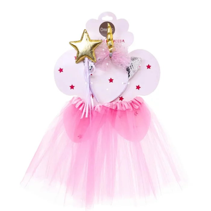 tiara de unicórnio e varinha mágica.Ideal para festas temáticas de unicórnio