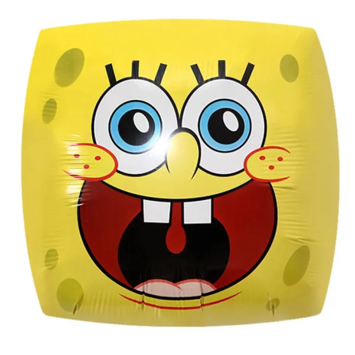 Balão temático SpongeBob fabricado em alumínio de alta qualidade