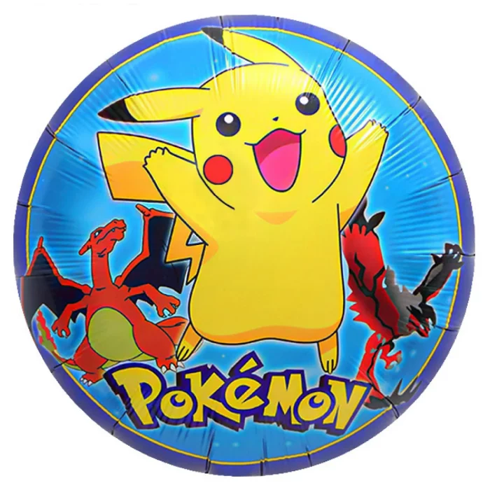 Balão de hélio com tema do amado personagem Pikachu