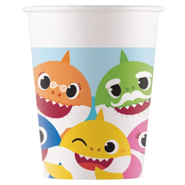 Versatility: These 200ML Baby Shark Paper Cups are perfect for parties