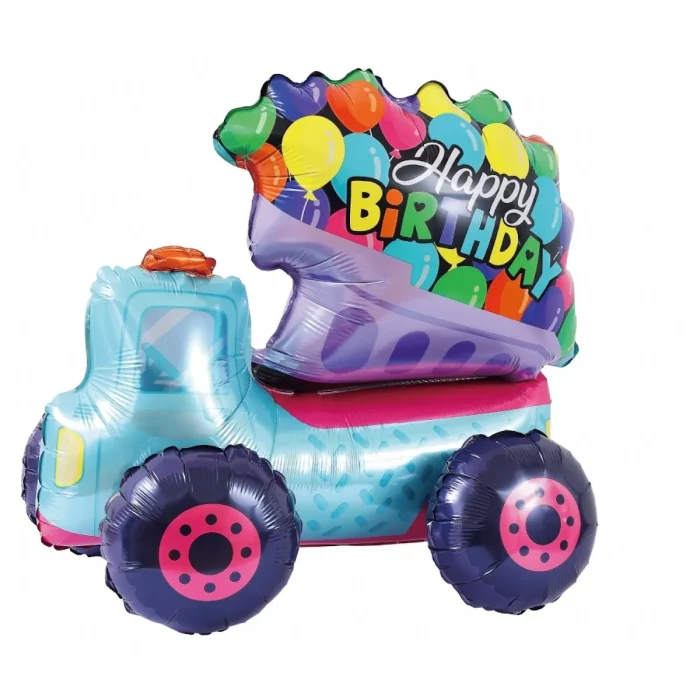 Este maravilhoso balão de aniversário em forma de carro