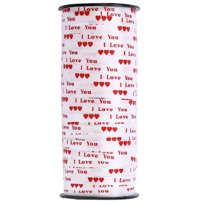 A fita de balões 'I LOVE YOU' é perfeita para decorações de festa romântica.Com um comprimento de 100 metro e largura de 0.5 cm