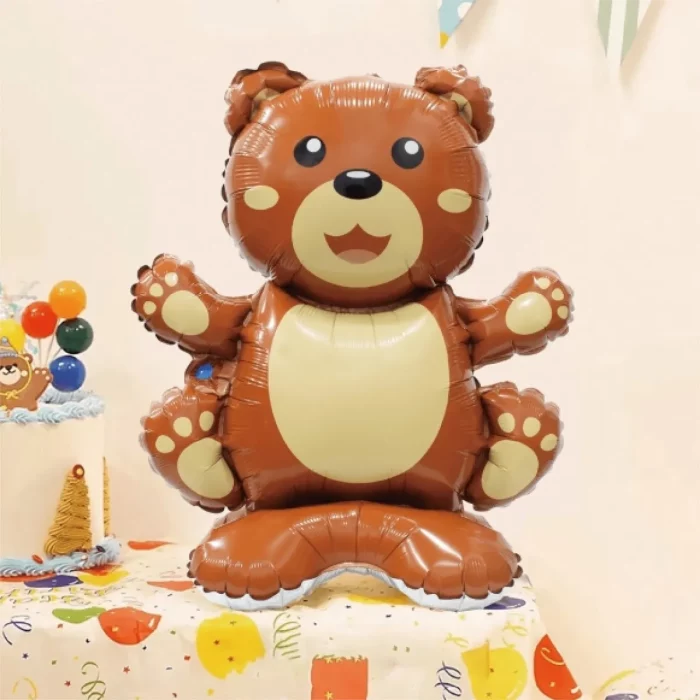 Fantástico balão de folha de alumínio em forma de urso