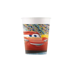 Os Copos de Papel 200ml Cars são parte indispensável para sua festa temática de Carros e tornarão sua festa inesquecível.Eles têm uma capacidade de 200ml