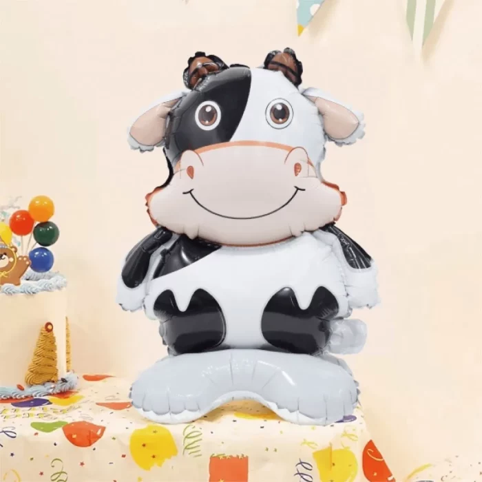 Balão Foil Airloonz em design de vaca em pé