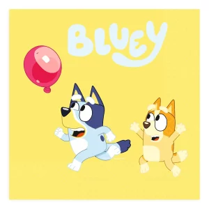 Guardanapos azuis premium Bluey