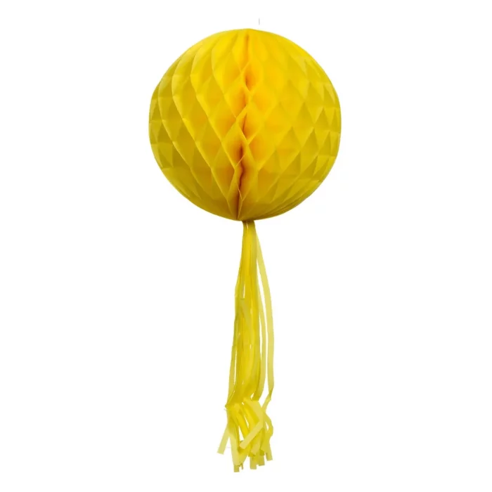 Design de favo de mel com cores vibrantes em amarelo