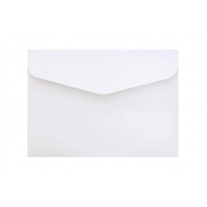 Envelopes brancos de alta qualidade em pacote com 10 unidades.Tamanho prático e universal de 11.5cm x 8.2cm.Design elegante e versátil