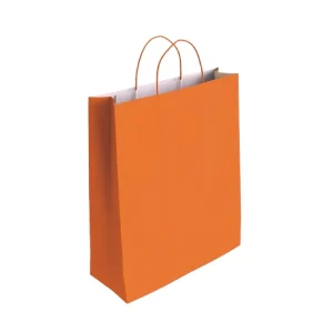 O nosso Saco de Papel Laranja é feito com materiais de alta qualidade