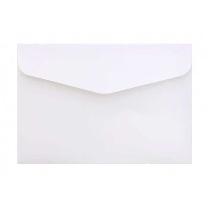 Pacote com 10 envelopes brancos premium de alta qualidade