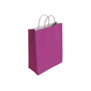 Perfeito para festas: Este pequeno saco de papel roxo é o complemento perfeito para qualquer festa. Com seu tamanho ideal de 10x32x24cm