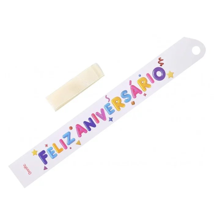 Esta faixa de aniversário é perfeita para qualquer tipo de festa