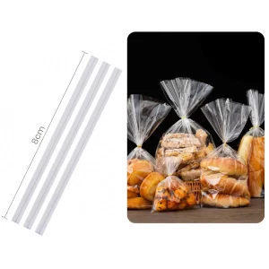 Design elegante: Nossos laços torcidos metálicos de 8 cm adicionam um toque de elegância às suas embalagens.Quantidade generosa: com 100 laços por pacote