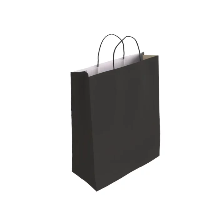 Saco de papel preto de alta qualidade