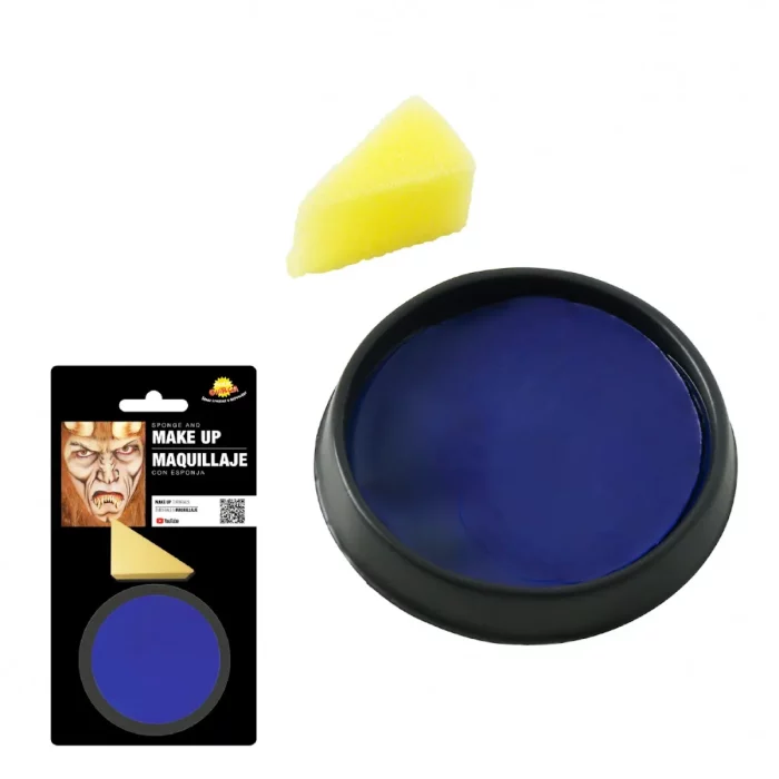 Maquillaje Azul Marino de alta calidad y fácil aplicación gracias a su esponja integrada.Peso ligero de sólo 9 gramos