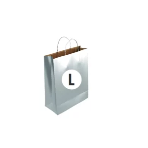 Large Size: Our Silver Paper Bags measure 14cm x 40cm x 32cm