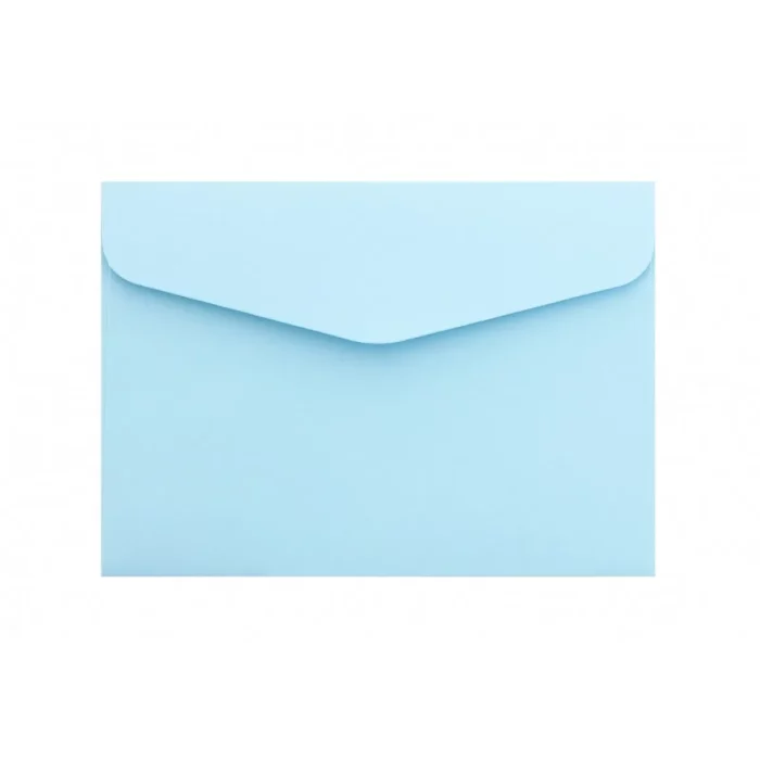 Envelopes de alta qualidade no tom azul para um toque de cor aos seus convites de festa.Cada pacote vem com 10 peças de envelopes de tamanho 11