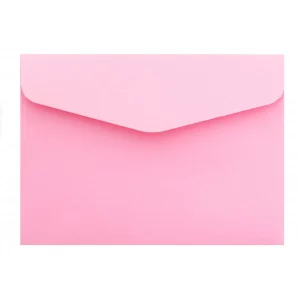 Inclui 10 envelopes coloridos rosa