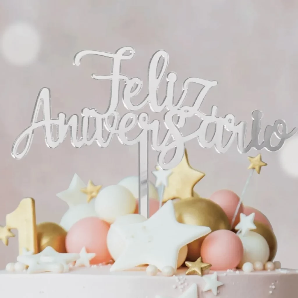 Ideal para comemorações de aniversário e aniversários