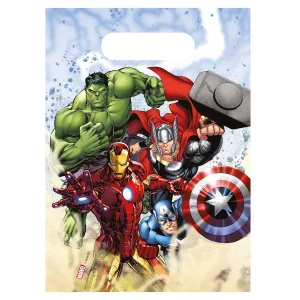Sacos de Lembranças Avengers de alta qualidade: Feitos com excelente material plástico