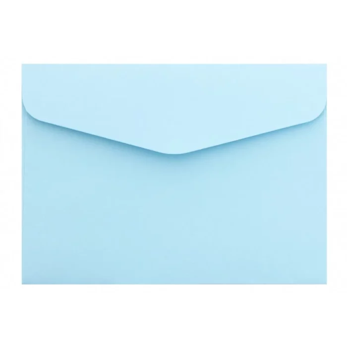 Pacote com 10 envelopes azuis