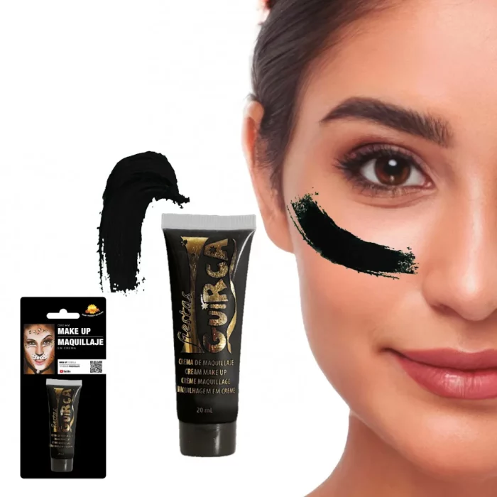 Tubo de maquillaje en crema de alta calidad: Diseñado especialmente para almacenar y aplicar maquillaje.Color negro elegante: Es elegante y resistente