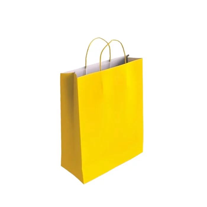 Sacos de papel de alta qualidade: Nossos sacos de Papel Amarelo são feitos com papel durável