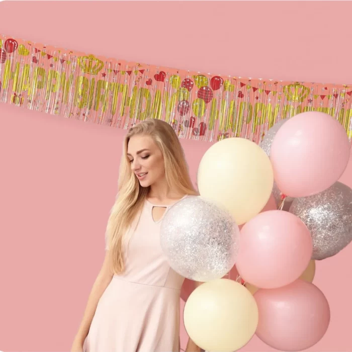 Ideal para decoração de aniversário e celebração de aniversário