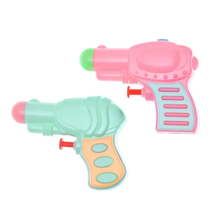 Mini brinquedos para festa: O pacote inclui uma divertida pistol de água desenhada em estilo cartoon