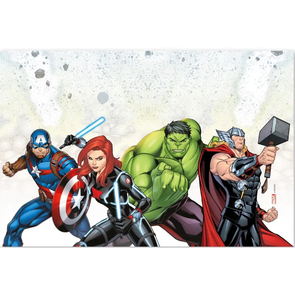 Impress your guests with this eye-catching Avengers Infinity Stones Tablecloth at your next party.Made from high-quality