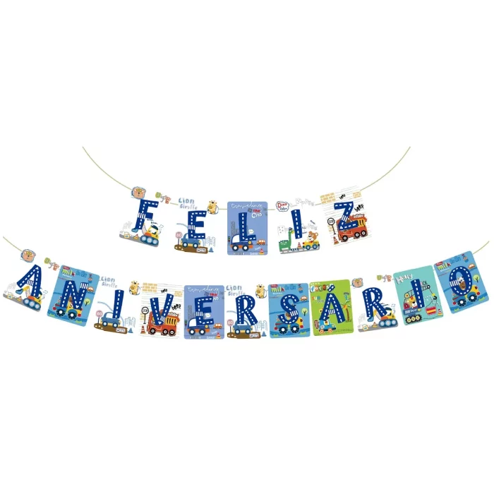 As 16 peças de grinaldas de aniversário adicionam um elemento vibrante a qualquer festa ou celebração.A grinalda é convenientemente portátil e fácil de pendurar