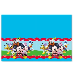 Esta toalha de mesa com tema Mickey irá adicionar um elemento divertido e festivo aos seus eventos.Medindo 120*180cm