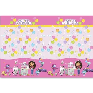 Perfectly sized at 120x180cm to fit most tables.Featuring unique Gabby's Dollhouse theme